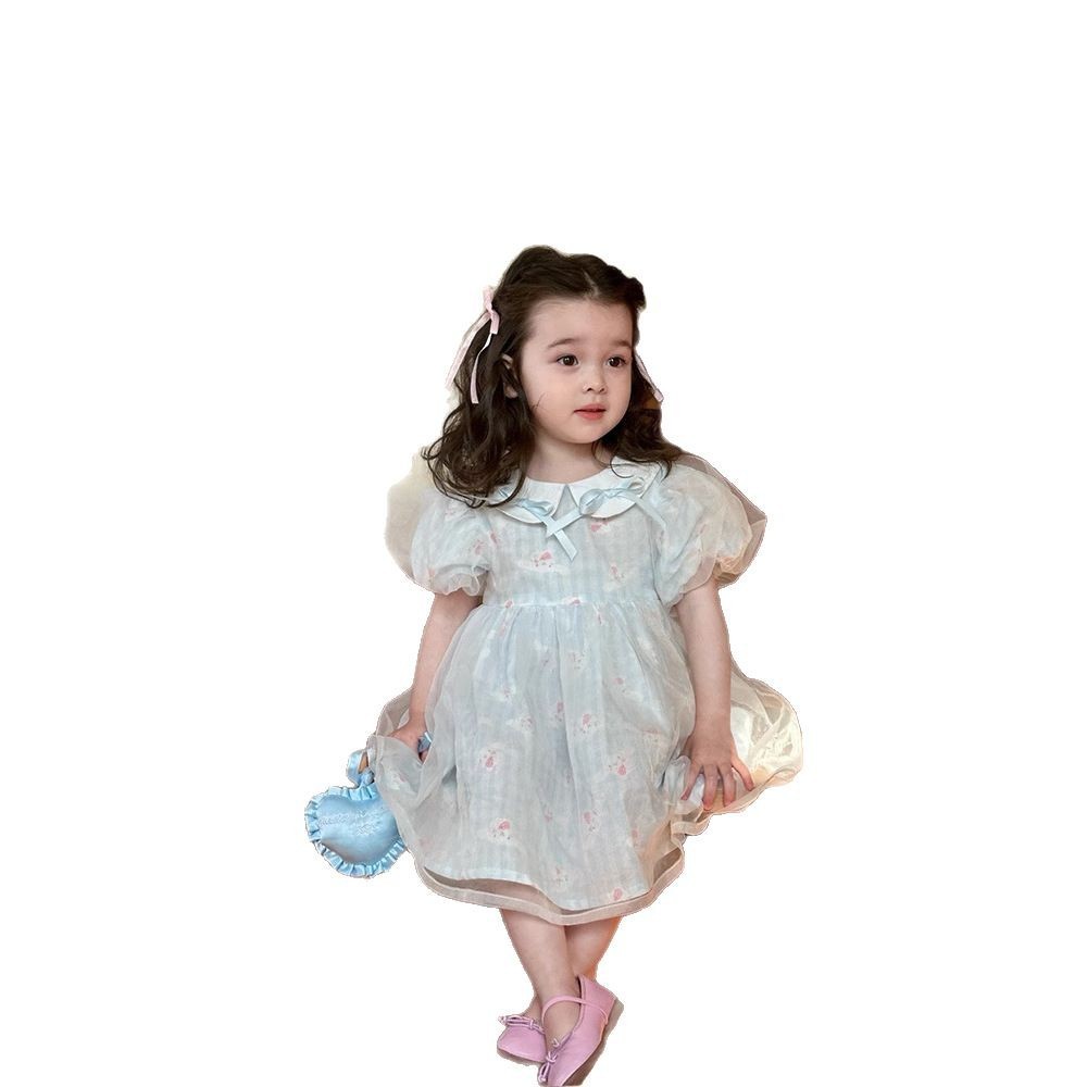 【现货】女童连衣裙2025夏季女宝连衣裙儿童童装夏款女童甜美裙子
