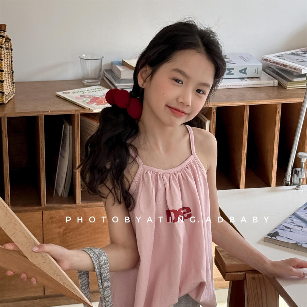 2026湖州织里童装夏季新款 女童韩版无袖吊带衫T恤打底衫 6261