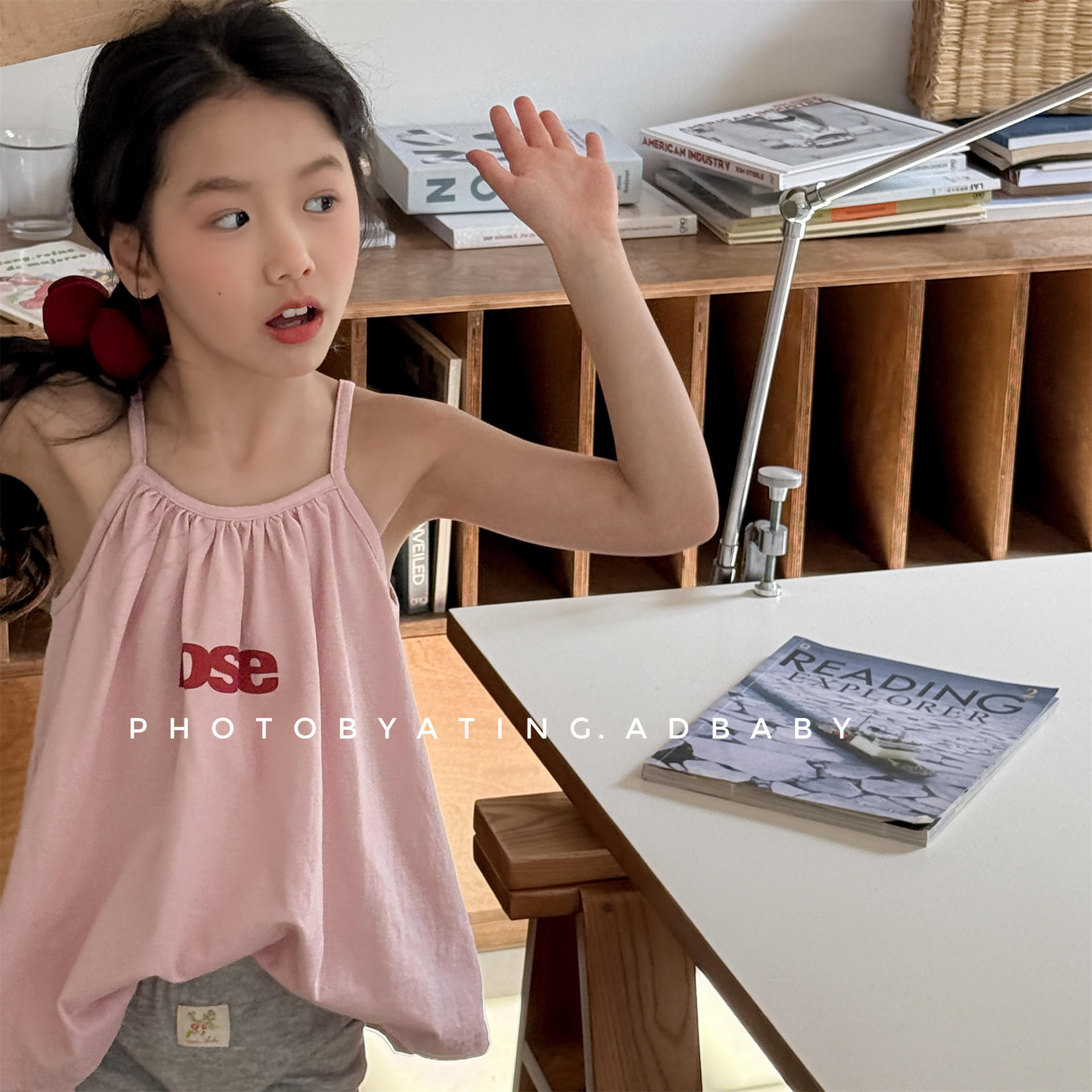 2026湖州织里童装夏季新款 女童韩版无袖吊带衫T恤打底衫 6261