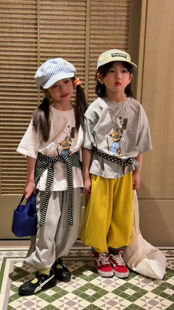 童T恤2026春夏新款童装韩版儿童卡通短袖男女童可爱洋气宽松上衣
