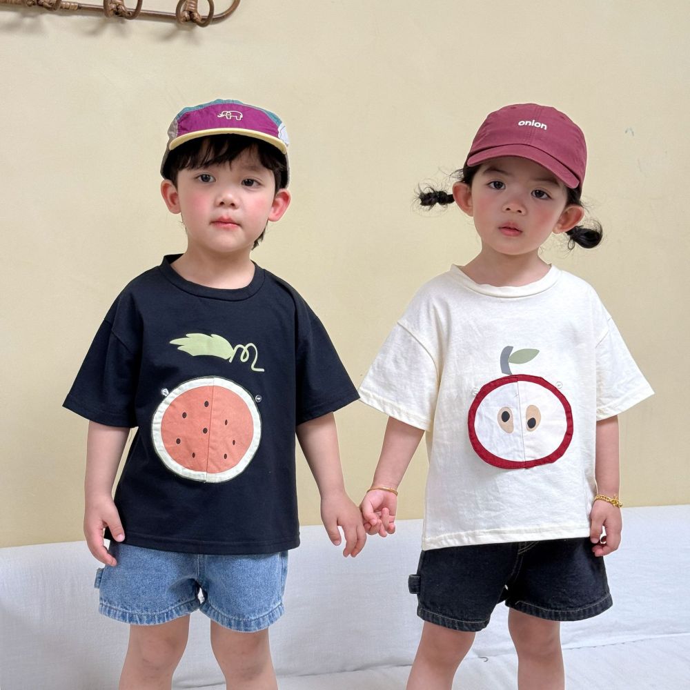 儿童短袖t恤男童夏季纯棉2026新款夏装宝宝立体卡通女童半袖上衣
