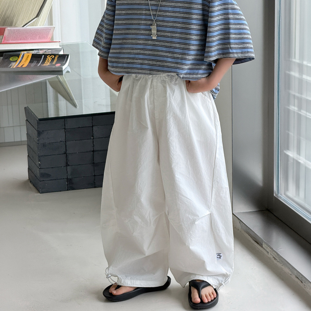 棉小铺男童防蚊裤夏季儿童裤子2026新款韩版童装白色全棉宽松清凉