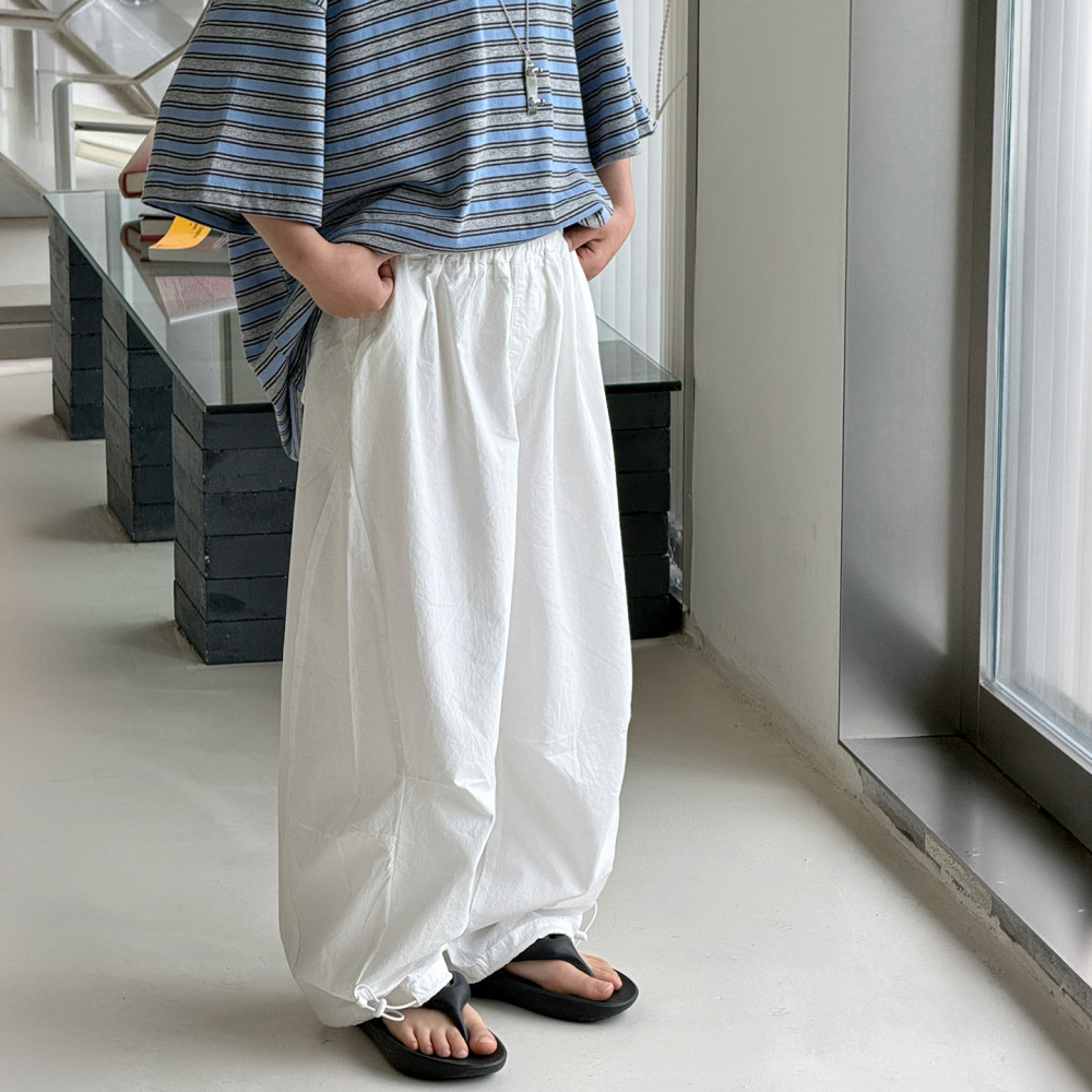 棉小铺男童防蚊裤夏季儿童裤子2026新款韩版童装白色全棉宽松清凉