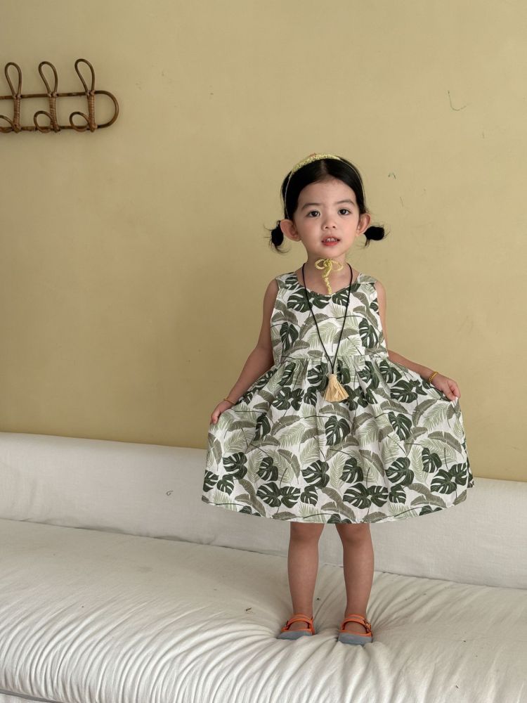 儿童夏季短袖套装男童度假2026新款宝宝女童背心连衣裙姐弟兄妹装