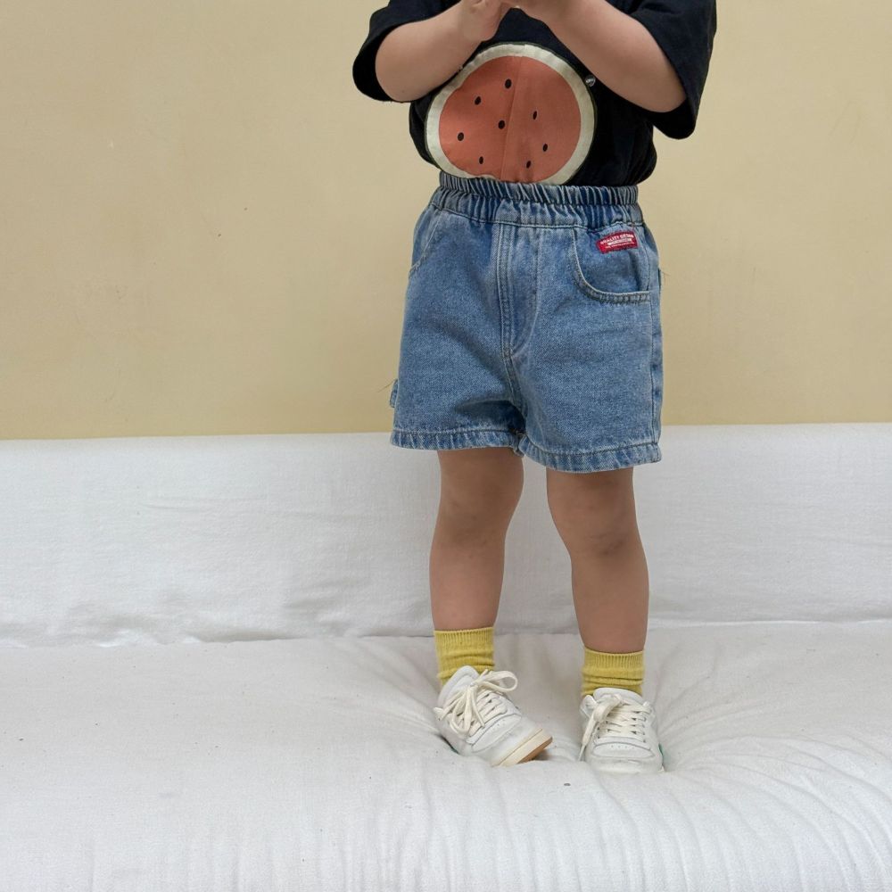 儿童牛仔短裤夏季宽松日韩女童外穿2026新款男童夏装宝宝休闲裤子