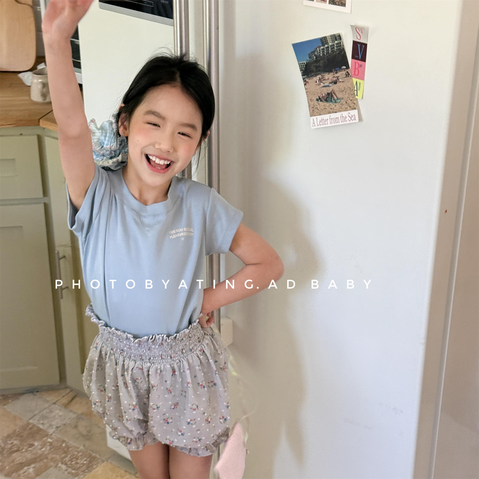 湖州织里童装夏季儿童韩版女童短袖T恤夏装男童夏款打底衫6286