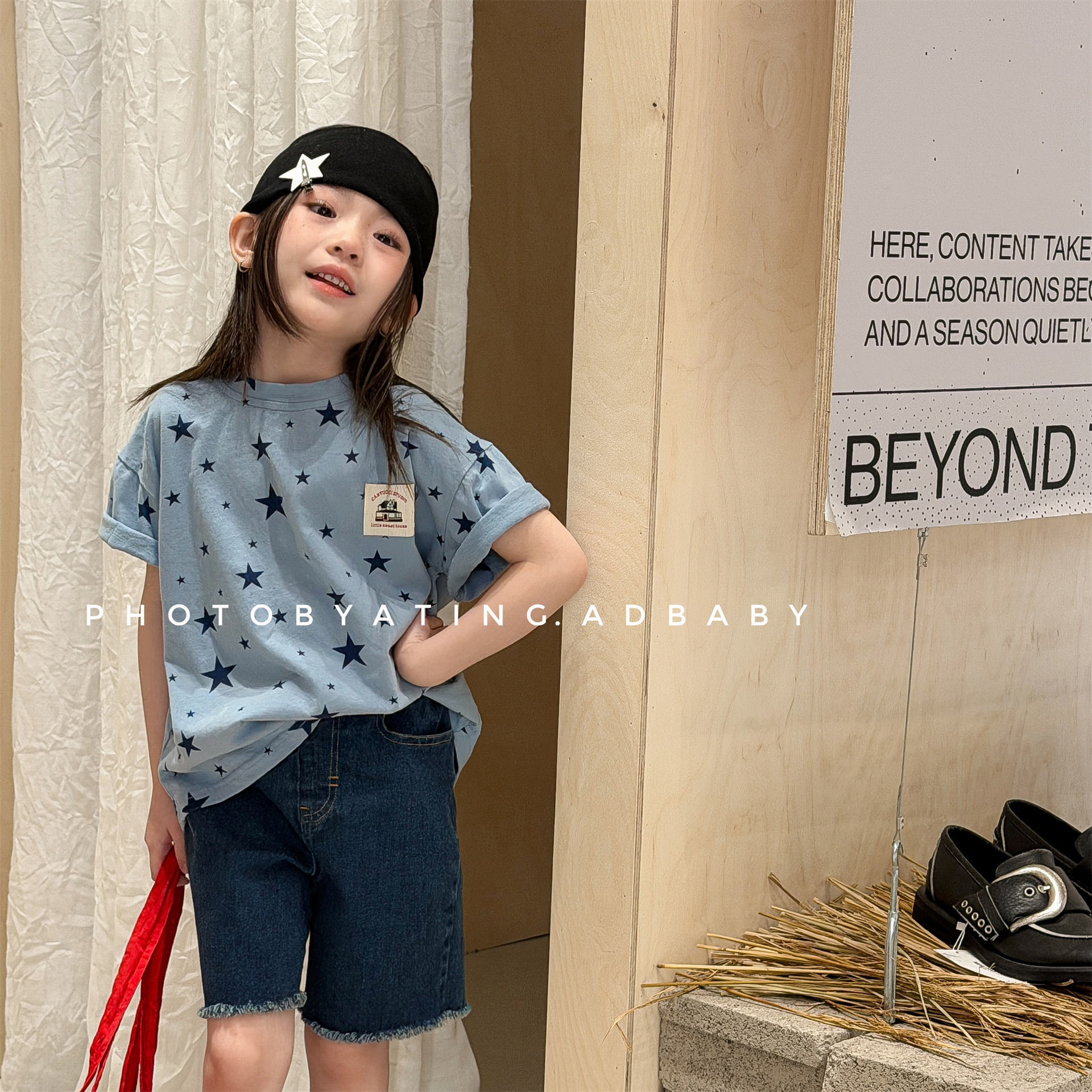 2026童装夏季儿童韩版活性印花女童短袖T恤夏装男童打底衫7222