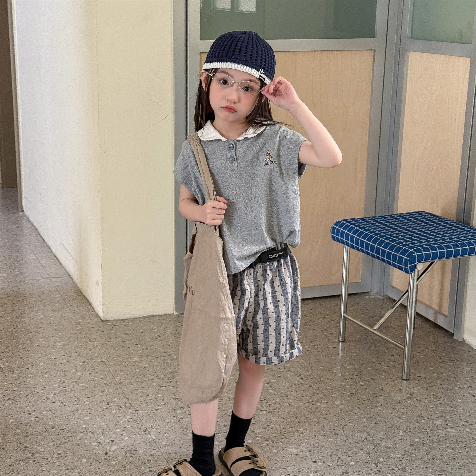 2026湖州织里童装夏季韩版儿童夏装polo衫男童女童短袖T恤7202