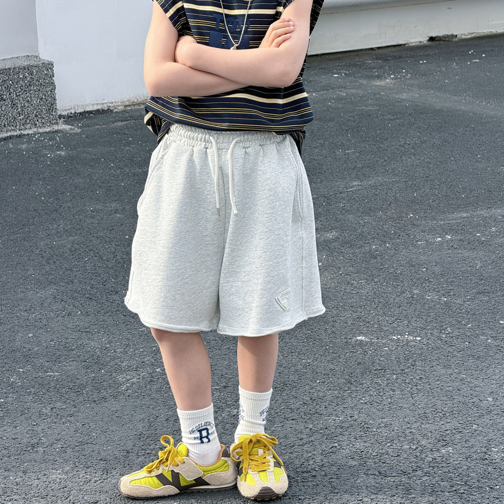 棉小铺儿童短裤男童裤子夏薄款2026新款夏季针织透气韩版运动童装