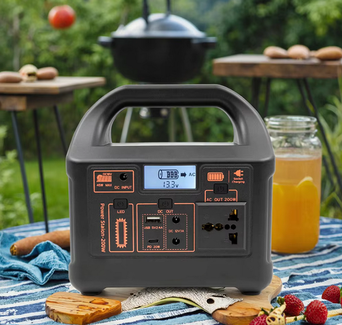 200W Portable Power Supply | Small Power Station | Emergency Backup