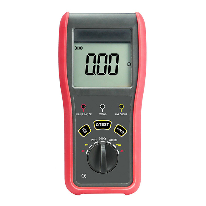 2000 Range Digital Ground Resistance Tester