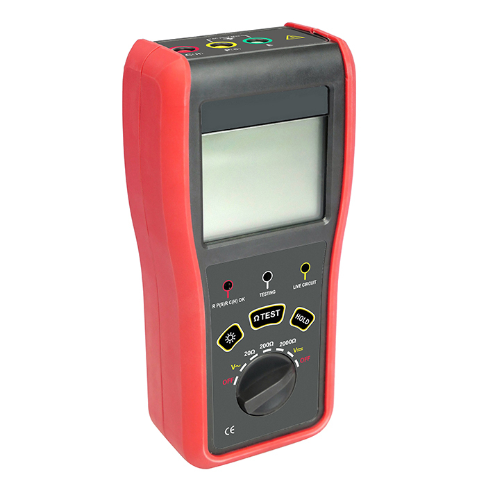 2000 Range Digital Ground Resistance Tester