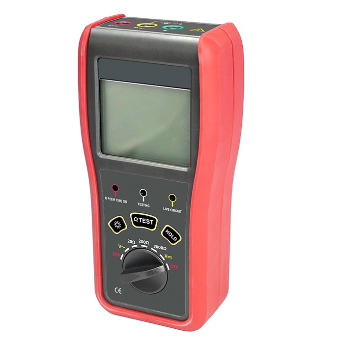 2000 Range Digital Ground Resistance Tester