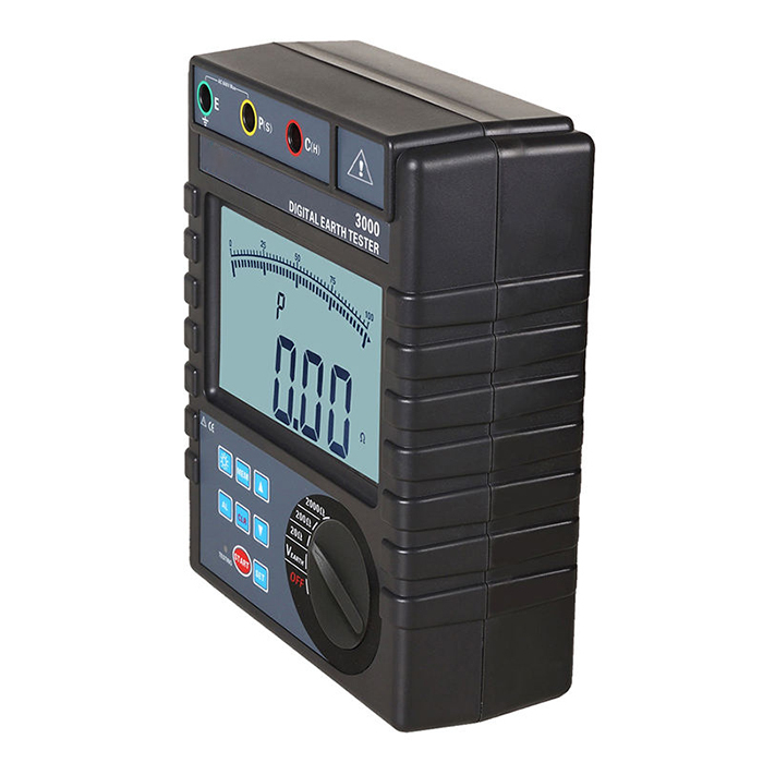 2000 Range Digital Earth Resistance Meter