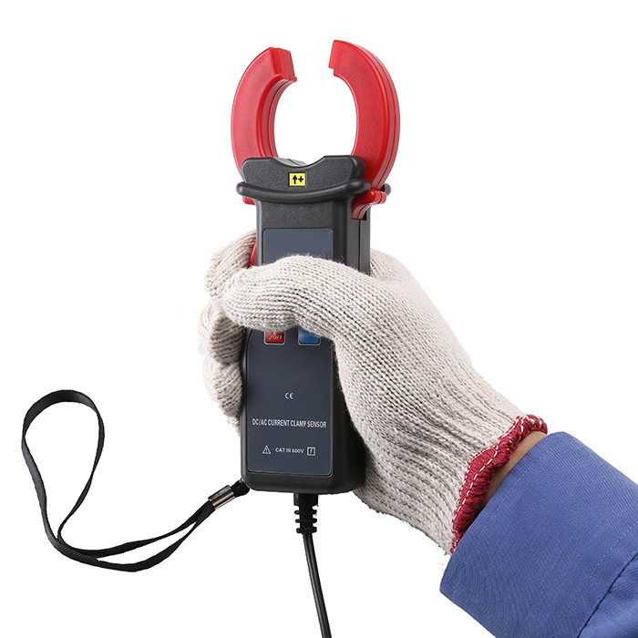 Clamp Current Sensor | Non Contact AC/DC Clamp Current Sensor | 0-1000A, 1mV/A Output