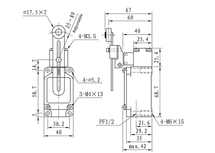 High Temperature Limit Switch IP66 waterproof