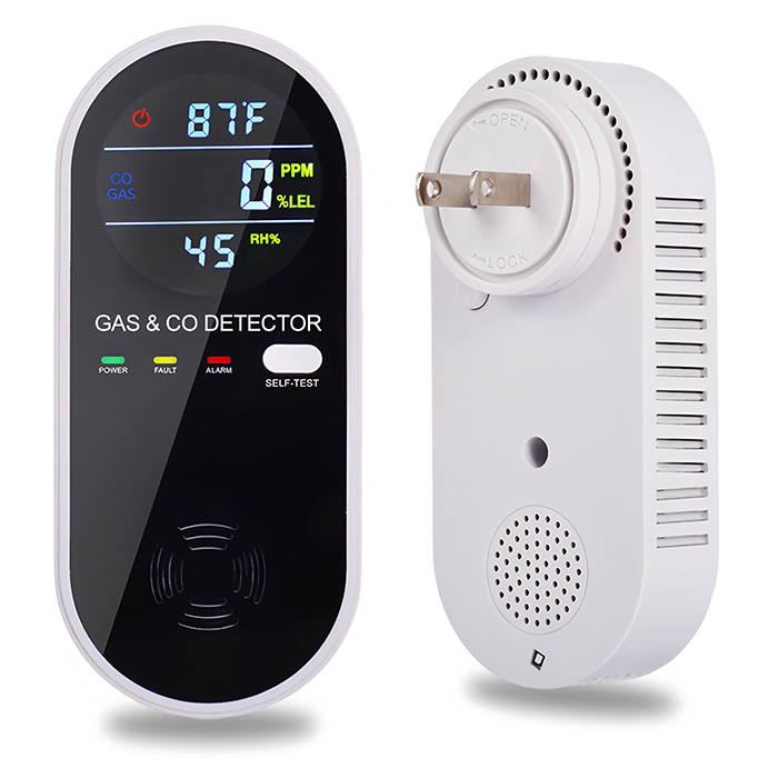 4-in-1 Combustible Gas Detector for Home