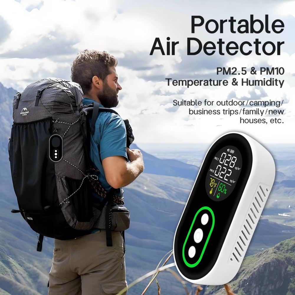 4-in-1 Portable Air Quality Monitor PM2.5/PM10
