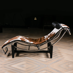 LC4 Chaise-White&Brown