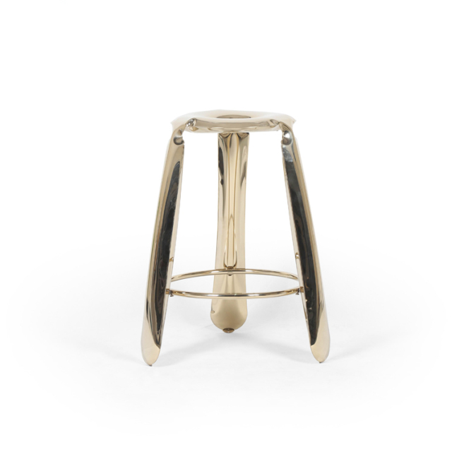 Zeita Plopp Bar  Stool-Champange
