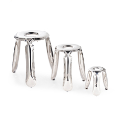 Zeita Plopp Mini  Stool-Silver