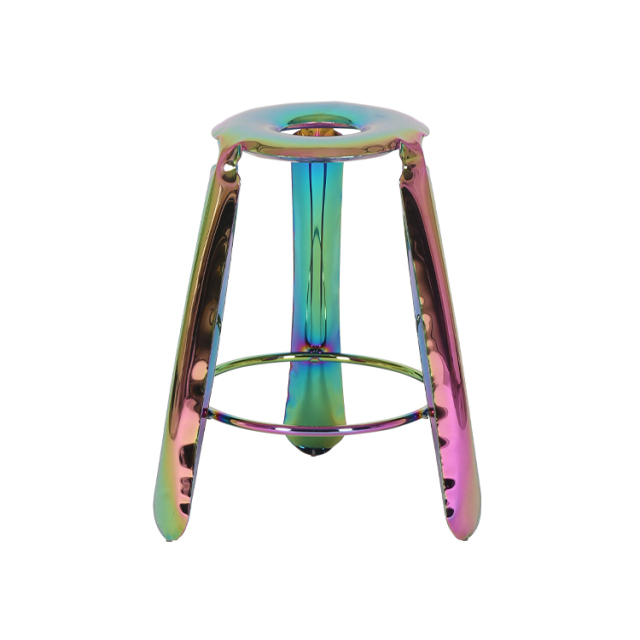 Zeita Plopp Bar  Stool-Rainbow