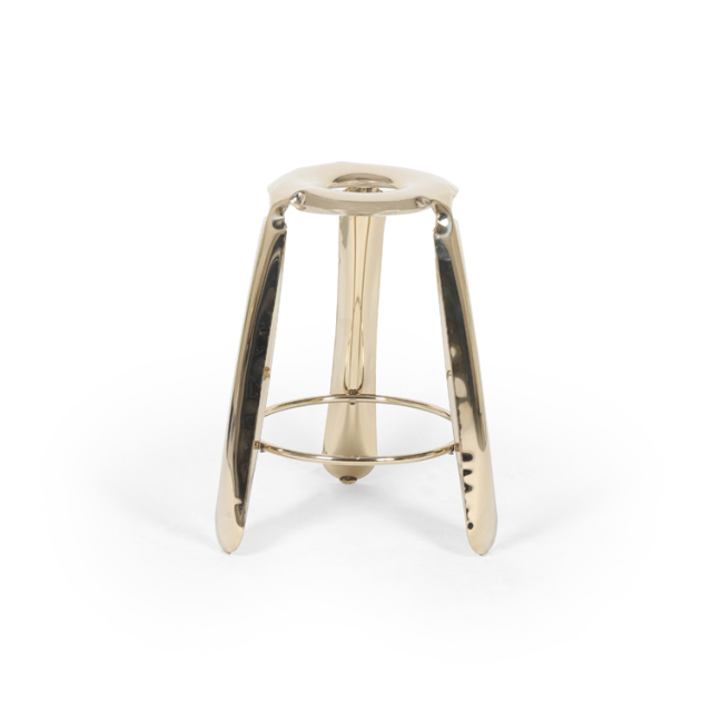 Zeita Plopp Bar  Stool-Champange