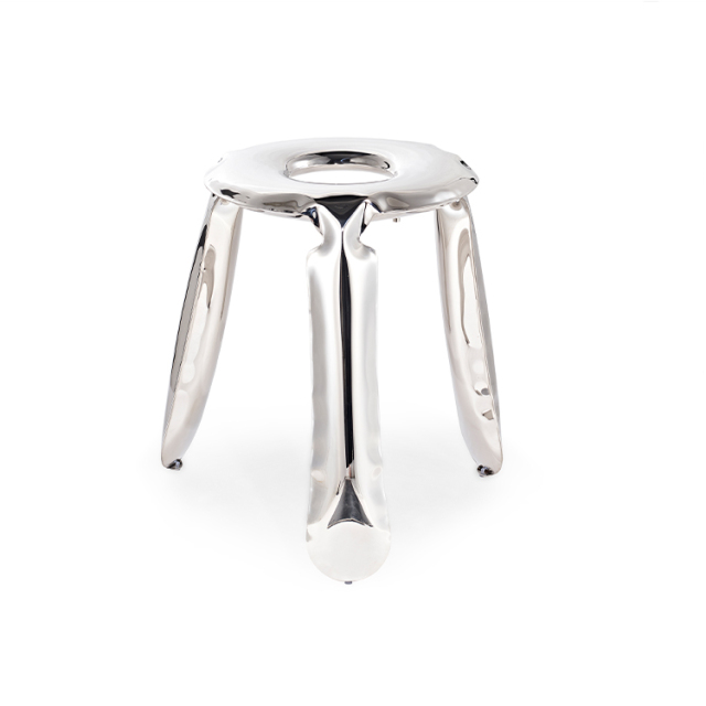 Zeita Plopp Mini  Stool-Silver