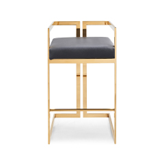 Ezra Velvet Stool