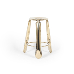 Zeita Plopp Bar  Stool-Champange