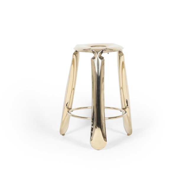 Zeita Plopp Bar  Stool-Champange