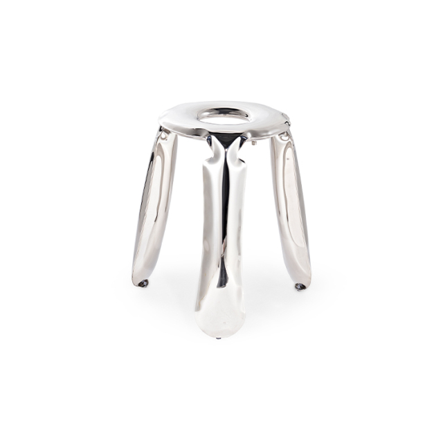 Zeita Plopp Mini  Stool-Silver