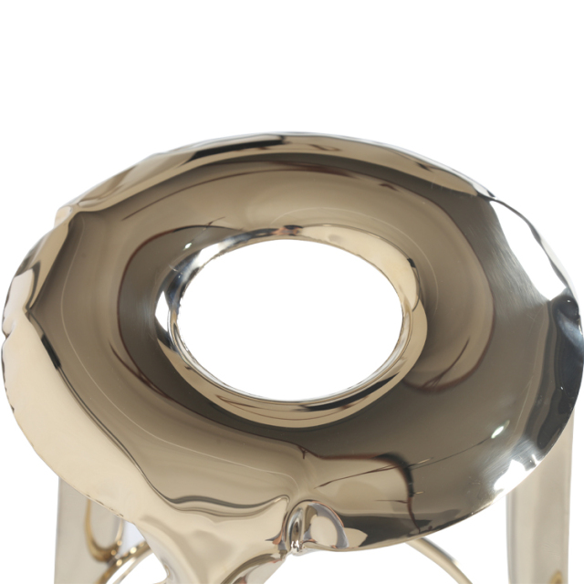 Zeita Plopp Bar  Stool-Champange
