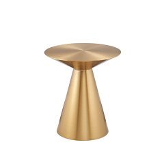 Aula Gold Side Table-Golden