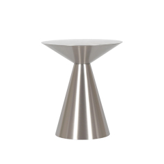 Aula Gold Side Table-Silver
