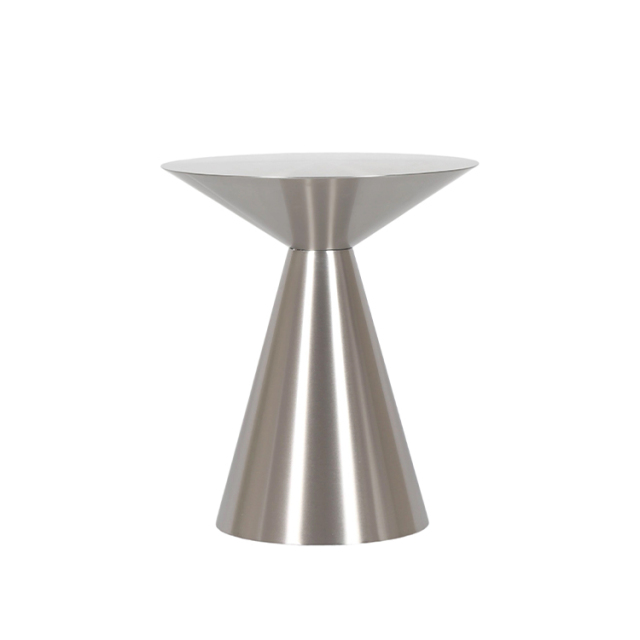 Aula Gold Side Table-Silver