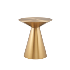 Aula Gold Side Table-Golden