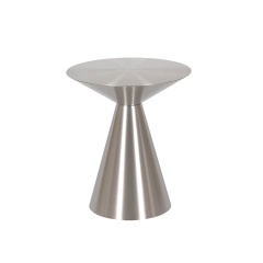 Aula Gold Side Table-Silver