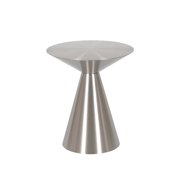Aula Gold Side Table-Silver
