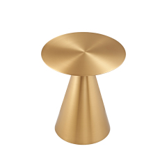 Aula Gold Side Table-Golden