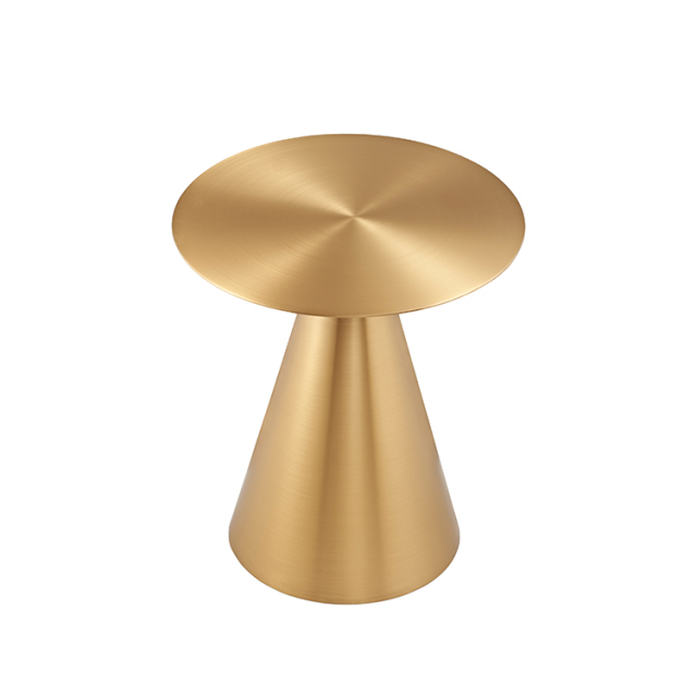 Aula Gold Side Table-Golden