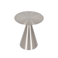 Aula Gold Side Table-Silver