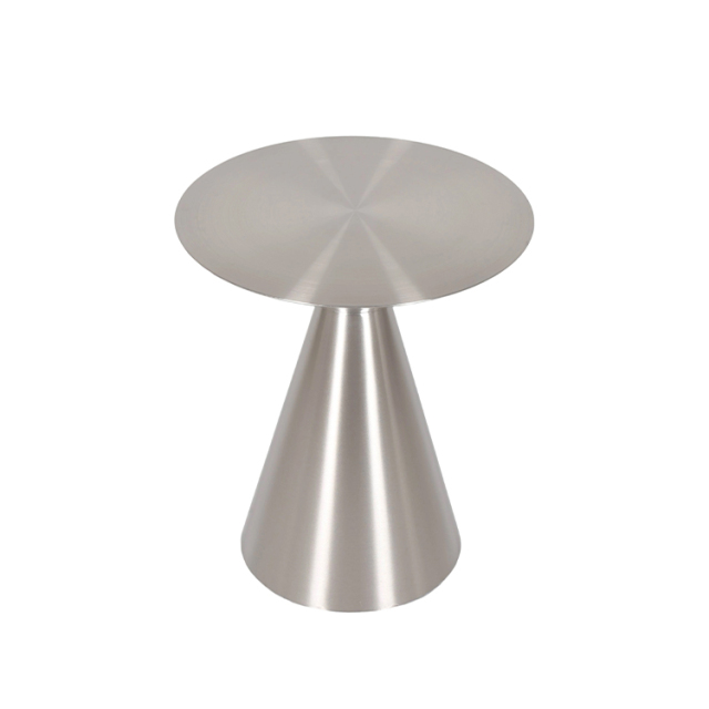 Aula Gold Side Table-Silver