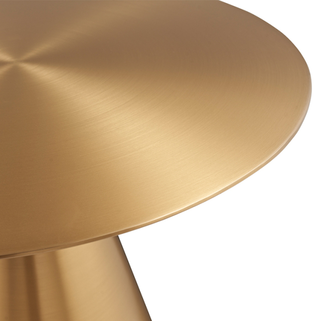 Aula Gold Side Table-Golden