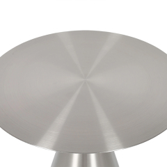 Aula Gold Side Table-Silver