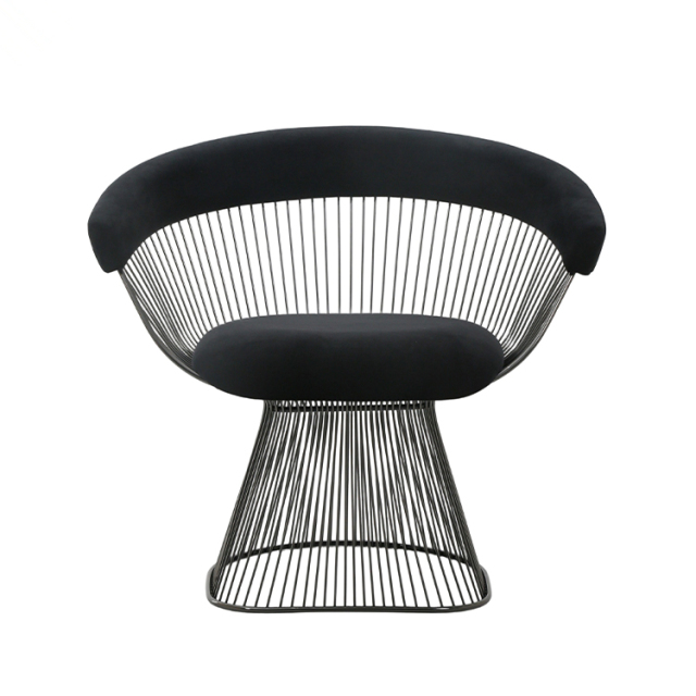 Platner Lounge-Black Titanium