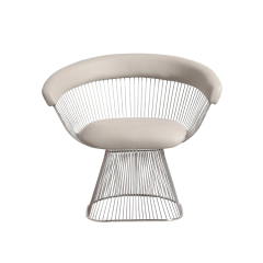 Platner Lounge-Silver