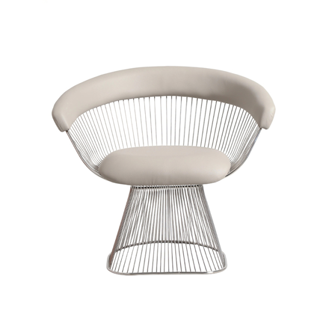 Platner Lounge-Silver