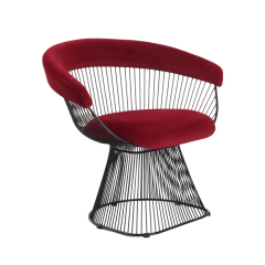 Platner Lounge-Black Painting