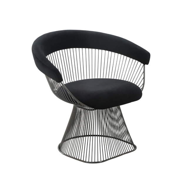 Platner Lounge-Black Titanium